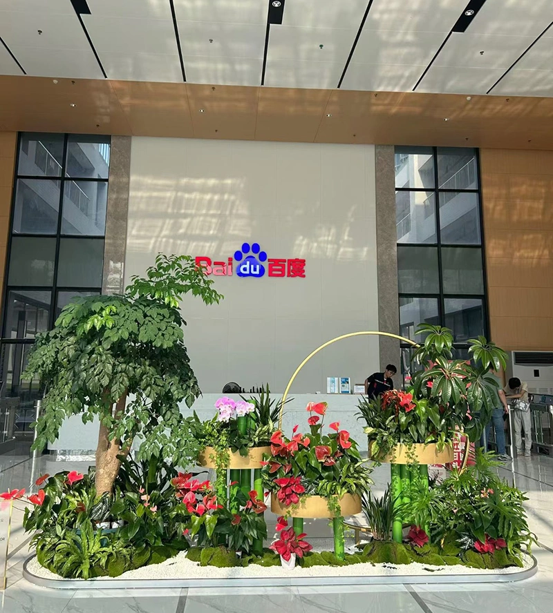 百度推广公司前台实拍照